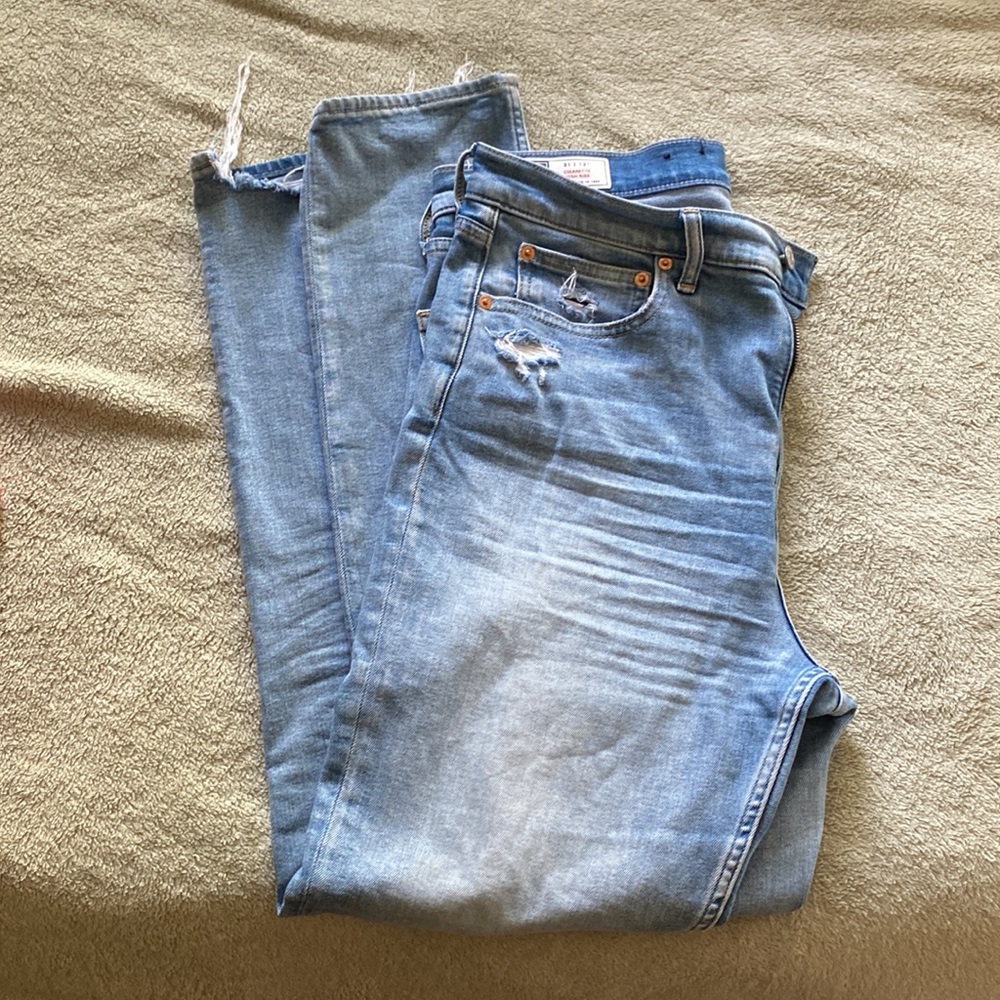 Gap Women’s Cigarette High Rise Jeans — 12T